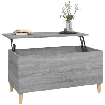 Couchtisch Grau Sonoma 90x44,5x45 cm Holzwerkstoff