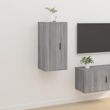 ARDEBO.de - TV-Wandschrank Grau Sonoma 40x34,5x80 cm