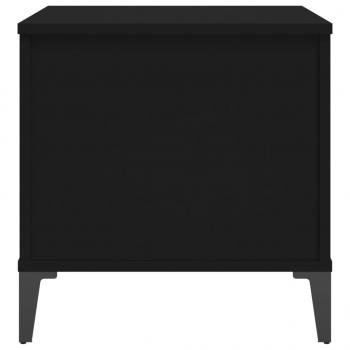 Couchtisch Schwarz 60x44,5x45 cm Holzwerkstoff