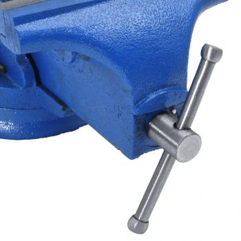 Schraubstock Blau 125 mm Gusseisen