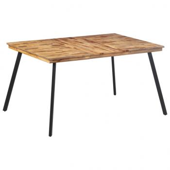 Esstisch 148x97x76 cm Massivholz Teak