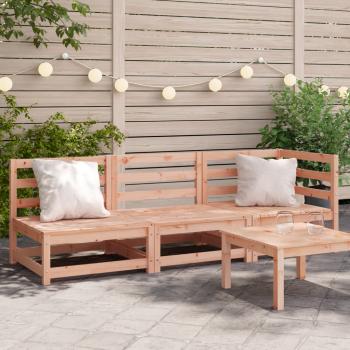 ARDEBO.de - Gartensofa 3-Sitzer Massivholz Douglasie