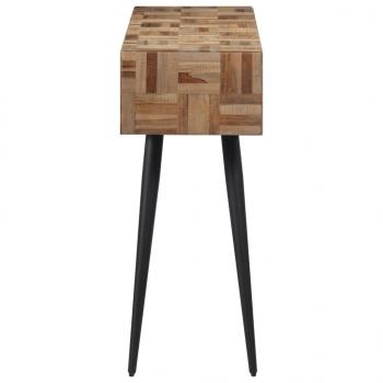 Konsolentisch 110x34x80 cm Recyceltes Massivholz Teak