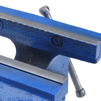 Schraubstock Blau 150 mm Gusseisen