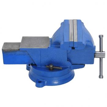 Schraubstock Blau 100 mm Gusseisen