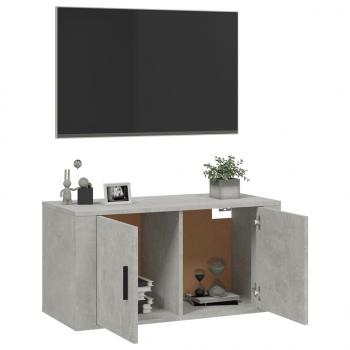 TV-Wandschrank Betongrau 80x34,5x40 cm