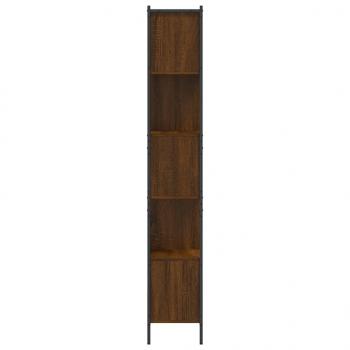 Bücherregal Braun Eichen-Optik 72x28x172 cm Holzwerkstoff