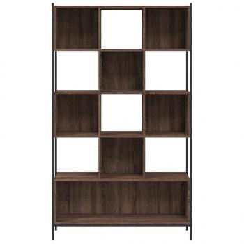 Bücherregal Braun Eichen-Optik 102x28x172 cm Holzwerkstoff