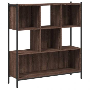 Bücherregal Braun Eichen-Optik 102x28x172 cm Holzwerkstoff