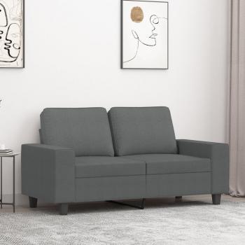 ARDEBO.de - 2-Sitzer-Sofa Dunkelgrau 120 cm Stoff