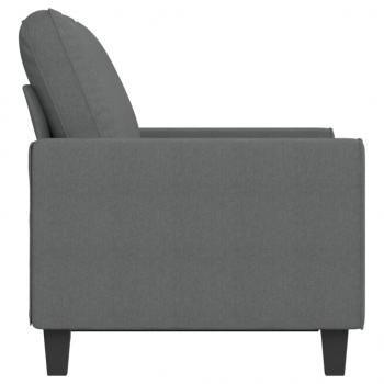 2-Sitzer-Sofa Dunkelgrau 120 cm Stoff