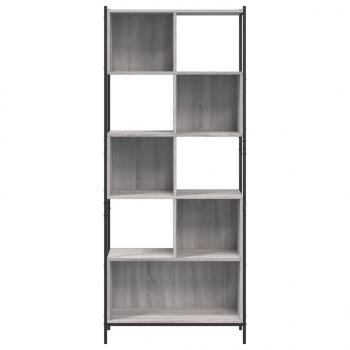 Bücherregal Grau Sonoma 72x28x172 cm Holzwerkstoff