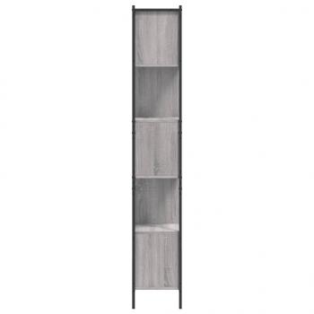 Bücherregal Grau Sonoma 72x28x172 cm Holzwerkstoff