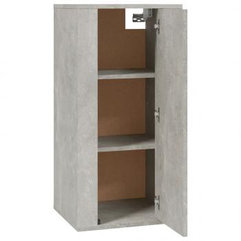 TV-Wandschrank Betongrau 40x34,5x80 cm