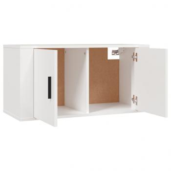 TV-Wandschrank Weiß 80x34,5x40 cm