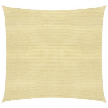 ARDEBO.de - Sonnensegel 160 g/m² Beige 4x4 m HDPE