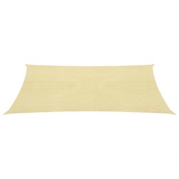 Sonnensegel 160 g/m² Beige 4x4 m HDPE