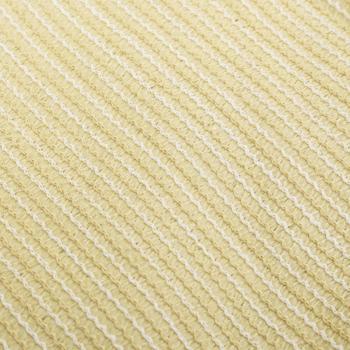 Sonnensegel 160 g/m² Beige 2,5x5 m HDPE