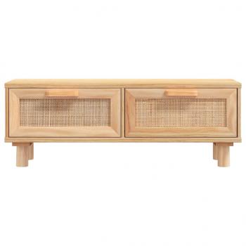 Couchtisch Braun 80x40x30 cm Holzwerkstoff & Massivholz Kiefer