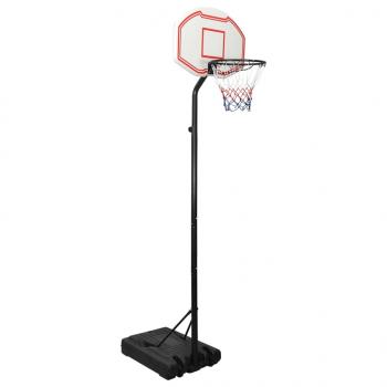 ARDEBO.de - Basketballständer Weiß 282-352 cm Polyethylen