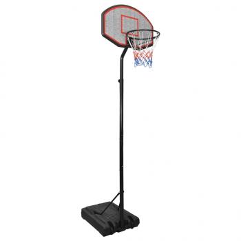 ARDEBO.de - Basketballständer Schwarz 282-352 cm Polyethylen