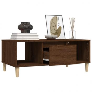 Couchtisch Braun Eichen-Optik 90x50x36,5 cm Holzwerkstoff