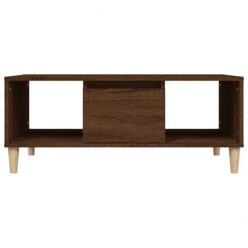 Couchtisch Braun Eichen-Optik 90x50x36,5 cm Holzwerkstoff