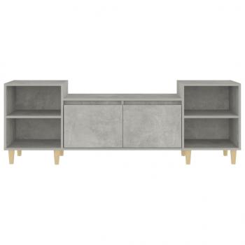 TV-Schrank Betongrau 160x35x55 cm Holzwerkstoff