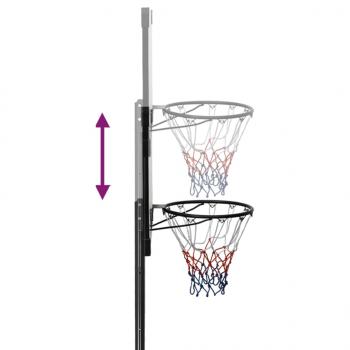 Basketballständer Transparent 280-350 cm Polycarbonat