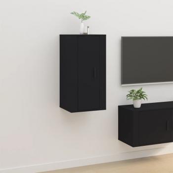 ARDEBO.de - TV-Wandschrank Schwarz 40x34,5x80 cm