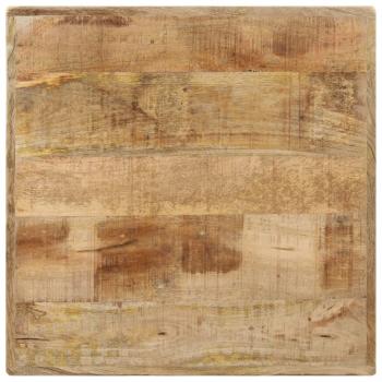 Bistrotisch 60x60x77 cm Raues Mangoholz 