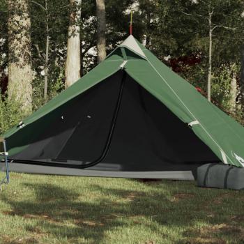 ARDEBO.de - Tipi-Campingzelt 1 Person Grün Wasserdicht