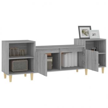 TV-Schrank Grau Sonoma 160x35x55 cm Holzwerkstoff