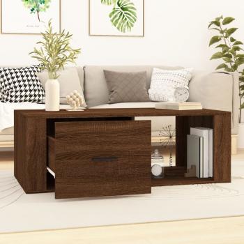 Couchtisch Braun Eichen-Optik 100x50,5x35 cm Holzwerkstoff