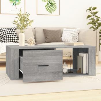 Couchtisch Grau Sonoma 100x50,5x35 cm Holzwerkstoff