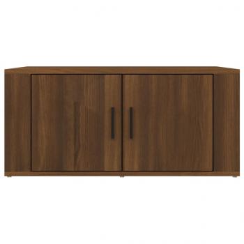 Couchtisch Braun Eichen-Optik 80x50x36 cm Holzwerkstoff