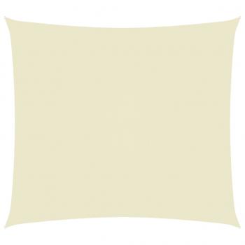 Sonnensegel Oxford-Gewebe Rechteckig 5x6 m Creme