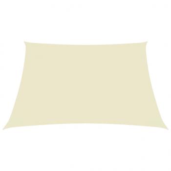 Sonnensegel Oxford-Gewebe Rechteckig 5x6 m Creme