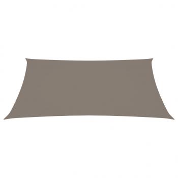 Sonnensegel Oxford-Gewebe Rechteckig 3x4 m Taupe