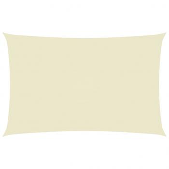 Sonnensegel Oxford-Gewebe Rechteckig 5x8 m Creme