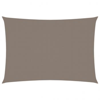 Sonnensegel Oxford-Gewebe Rechteckig 2x4,5 m Taupe