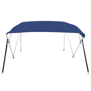 4-Bow Bimini Top Blau 243x180x137 cm