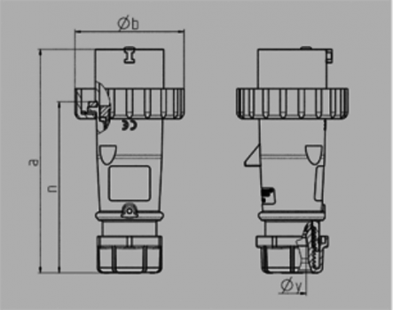 Mennekes (283) Stecker AM-TOP