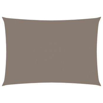 ARDEBO.de - Sonnensegel Oxford-Gewebe Rechteckig 3x5 m Taupe