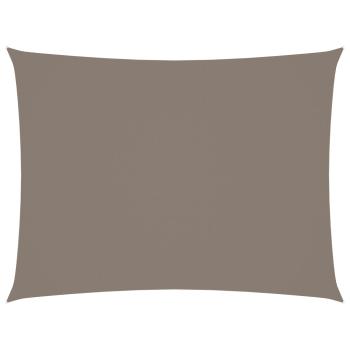 Sonnensegel Oxford-Gewebe Rechteckig 4x6 m Taupe