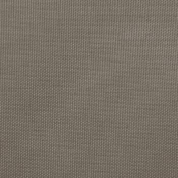 Sonnensegel Oxford-Gewebe Rechteckig 4x6 m Taupe