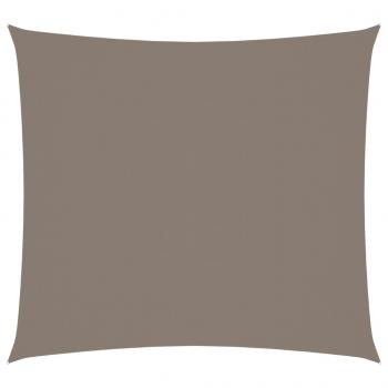 Sonnensegel Oxford-Gewebe Rechteckig 2,5x3 m Taupe