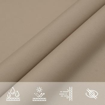 Sonnensegel Oxford-Gewebe Rechteckig 2,5x3,5 m Taupe