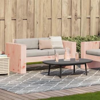 Gartensofa 2-Sitzer 134x60x62 cm Massivholz Douglasie