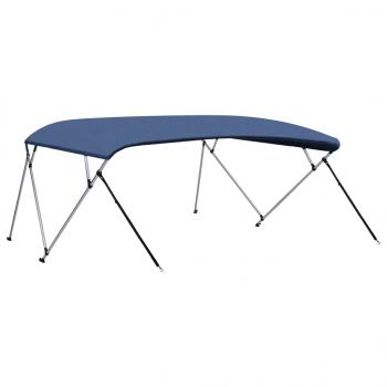 4-Bow Bimini Top Marineblau 243x(230-244)x137 cm 